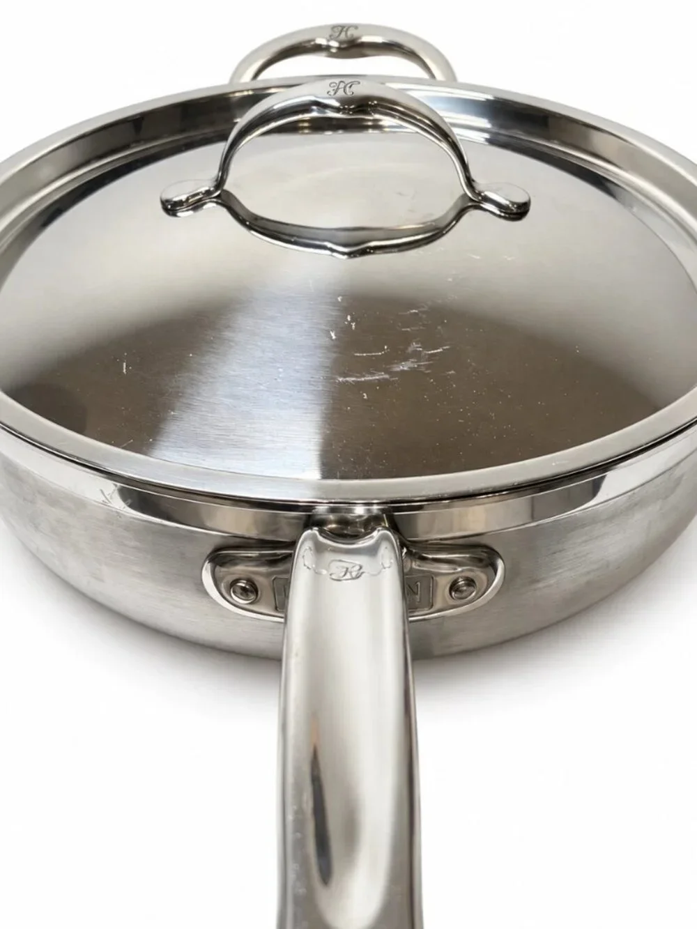 Hestan NanoBond Molecular Titanium 5 Qt Essential Pan With Lid - Made in Italy